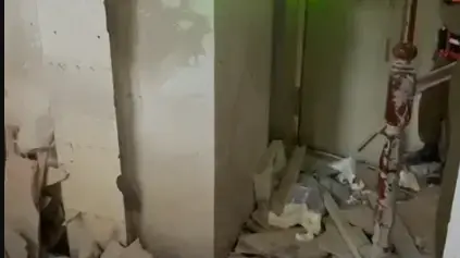 תיעוד פגיעת הטיל בראשון לציון