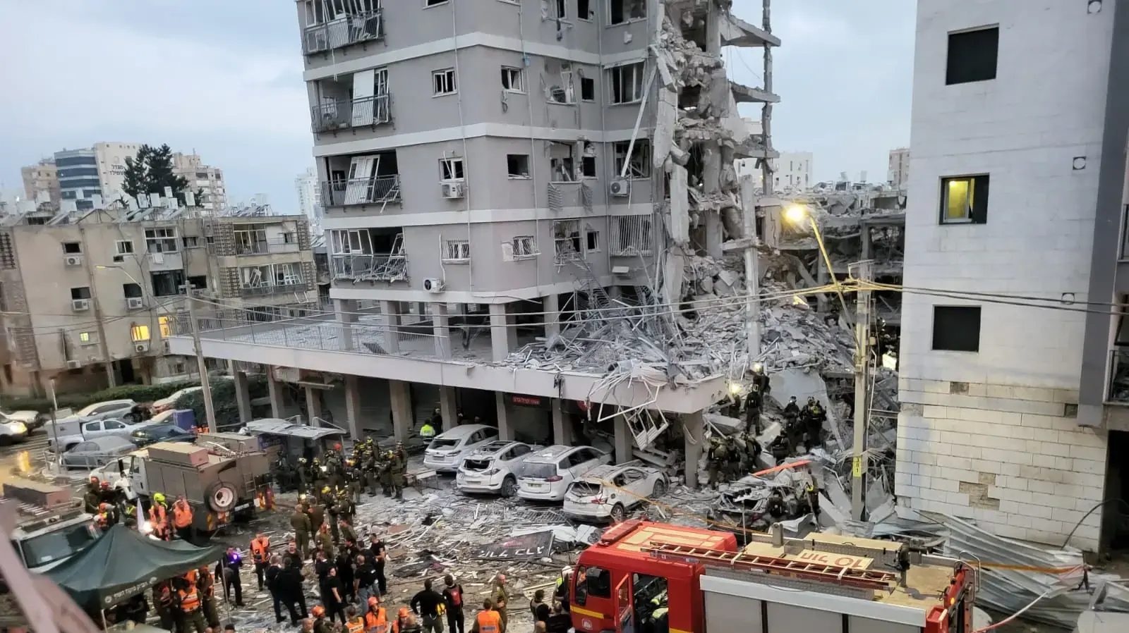 פגיעה ישירה בבנין משיגור טילים מאיראן, 15 ביוני 2025 פגיעה ישירה בבנין משיגור טילים מאיראן, 15 ביוני 2025