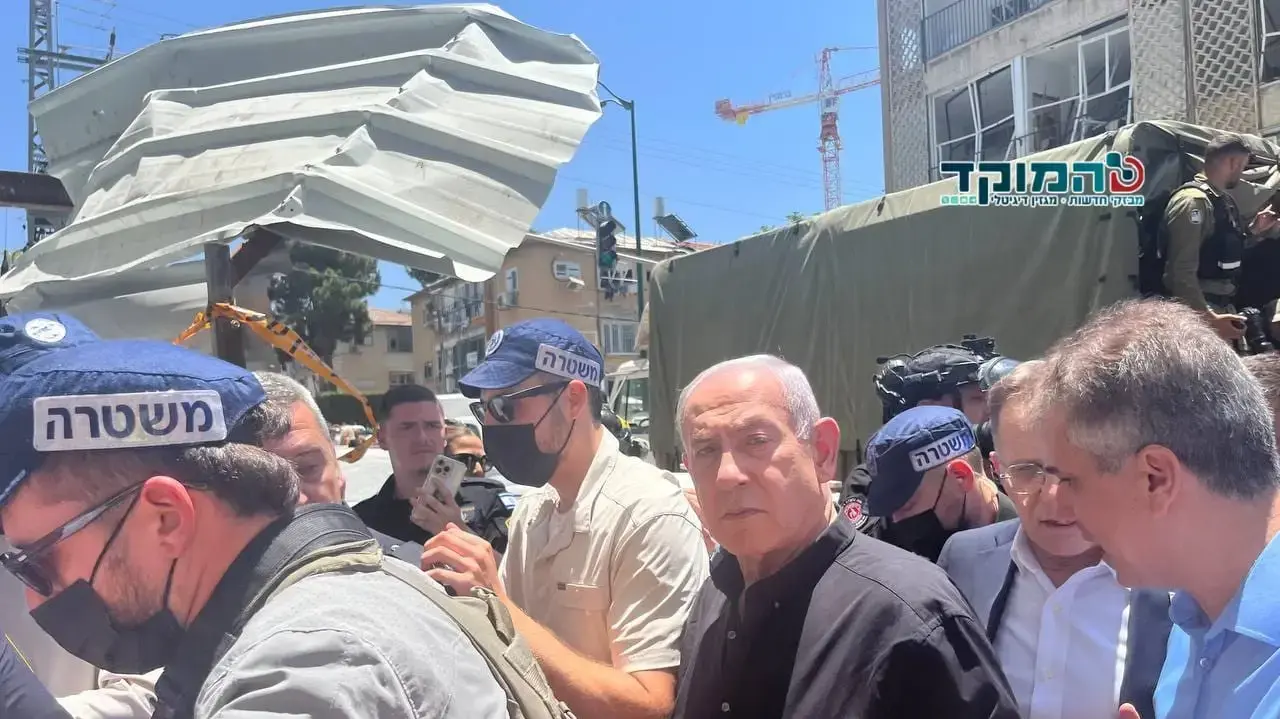 נתניהו בזירה בבת ים. 15 ביוני 2025 נתניהו בזירה בבת ים. 15 ביוני 2025