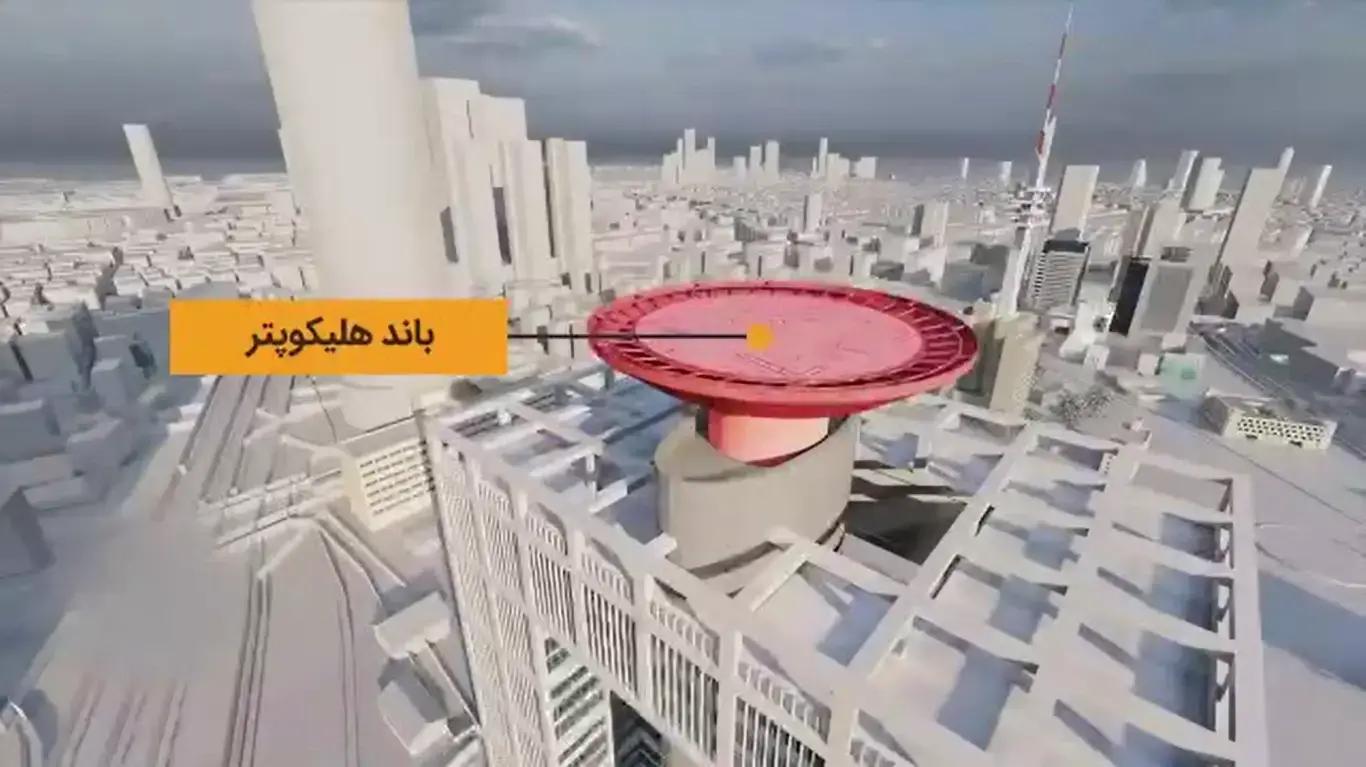 סוכנויות הידיעות הרשמיות של איראן מפרסמות הדמייה תלת-מימדית של מבנים צבאיים ומודיעיניים במתחם הקריה בתש"א סוכנויות הידיעות הרשמיות של איראן מפרסמות הדמייה תלת-מימדית של מבנים צבאיים ומודיעיניים במתחם הקריה בתש"א