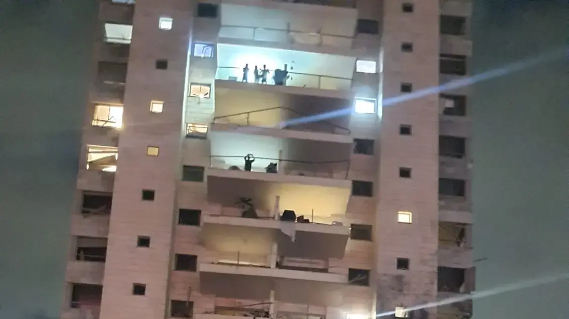 זירת נפילה טילים ששוגרו מאיראן,16 ביוני 2025 זירת נפילה טילים ששוגרו מאיראן,16 ביוני 2025