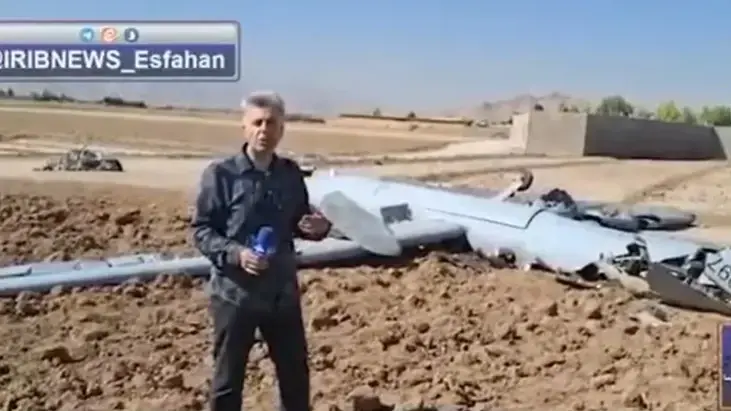כטב"ם ישראלי שהופל באיראן כטב"ם ישראלי שהופל באיראן