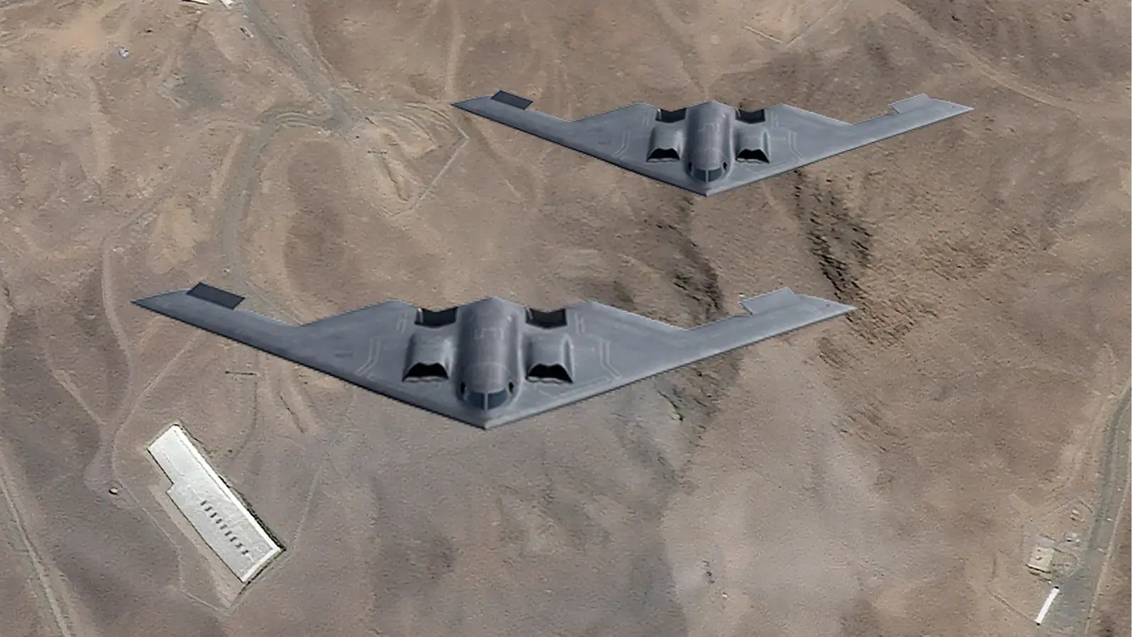 מפציצי B-2 מעל פורדו
