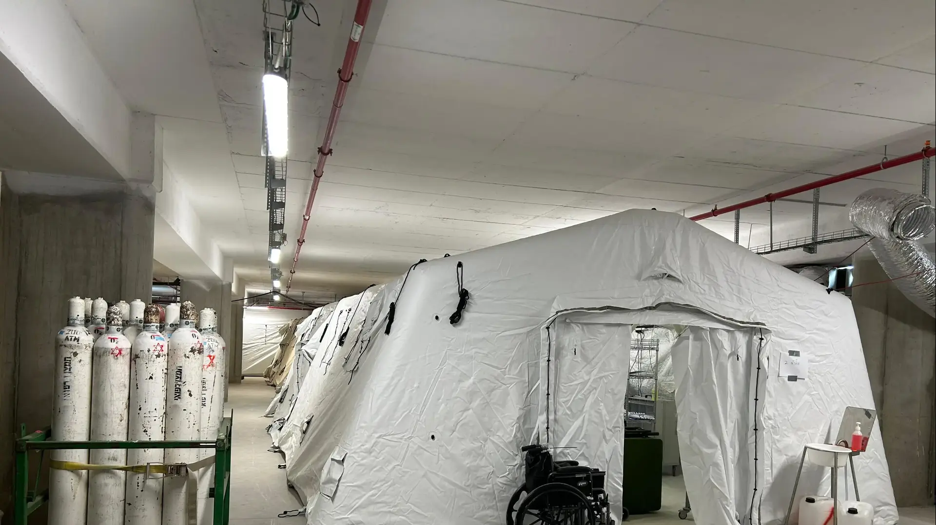 שיבא מפעילים בית חולים תת קרקעי. 22.6.25 שיבא מפעילים בית חולים תת קרקעי. 22.6.25