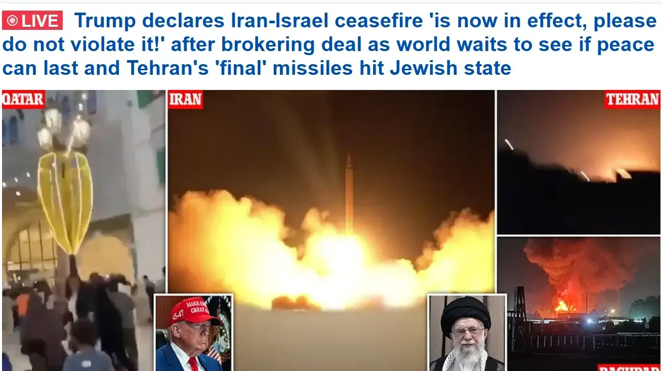 סיקור הפסקת אש דיילי מייל סיקור הפסקת אש דיילי מייל