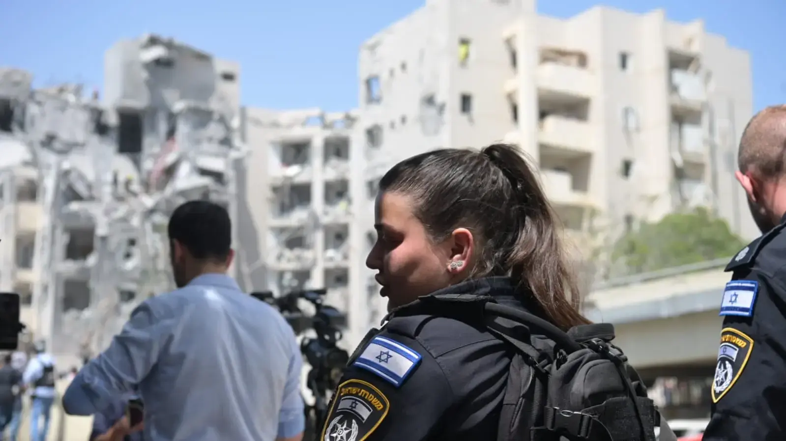 זירת ההרס בבאר שבע לאחר הירי מאיראן. 24 ביוני 2025 זירת ההרס בבאר שבע לאחר הירי מאיראן. 24 ביוני 2025