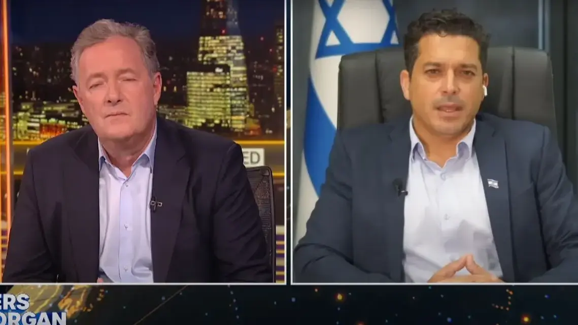 עמיחי שיקלי מתראיין אצל פירס מורגן עמיחי שיקלי מתראיין אצל פירס מורגן