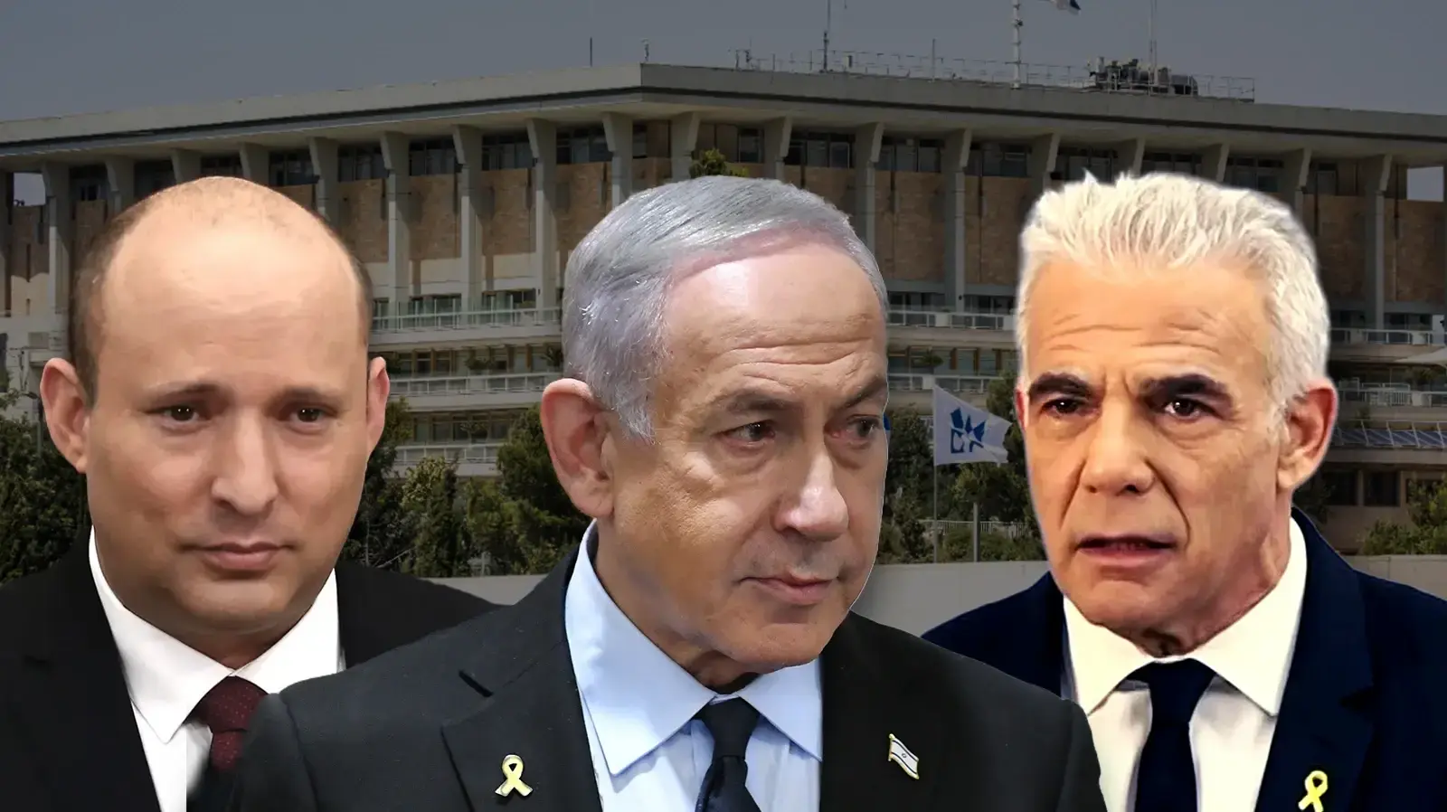 יאיר לפיד, בנימין נתניהו, נפתלי בנט