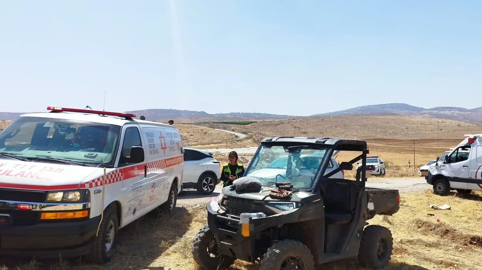 בת 16 נהרגה בהתהפכות טרקטורון בבקעת הירדן
29 ביוני 2025 בת 16 נהרגה בהתהפכות טרקטורון בבקעת הירדן
29 ביוני 2025