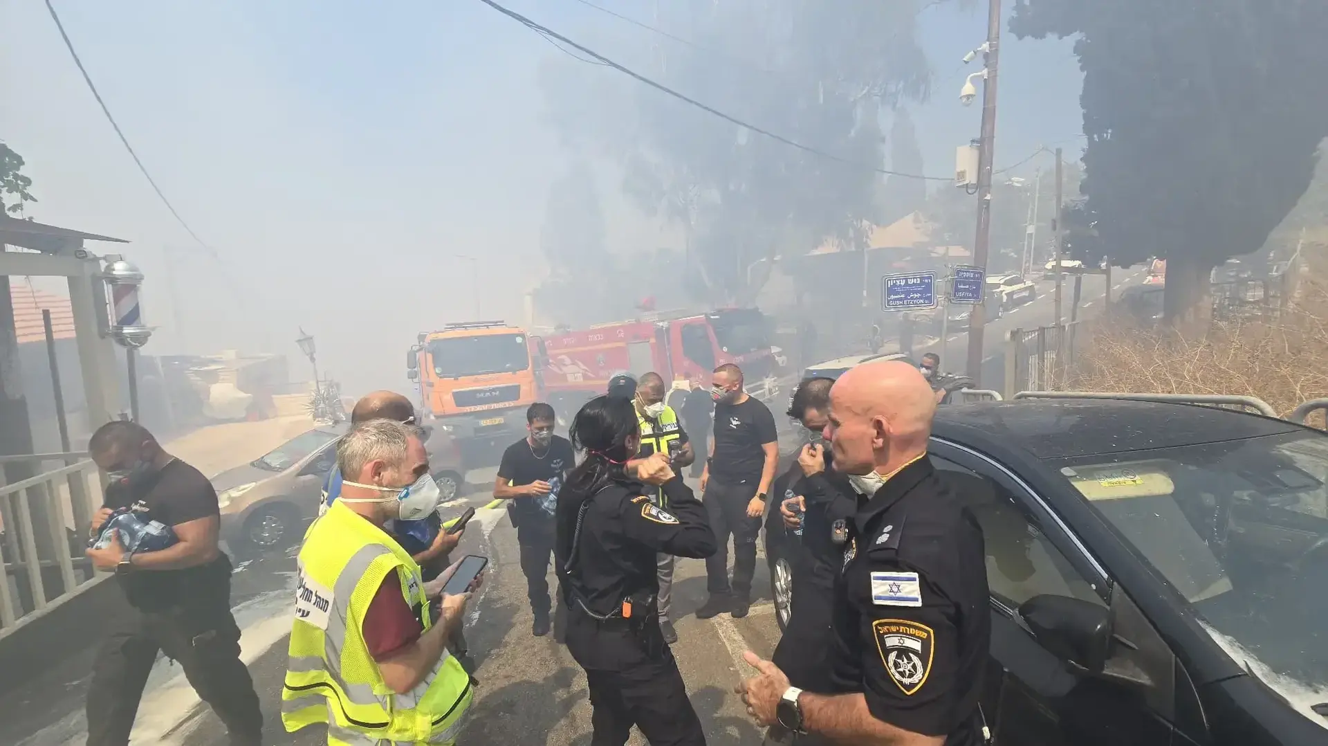 שריפה בשכונת חליסה בחיפה, 29 ביוני 2025 שריפה בשכונת חליסה בחיפה, 29 ביוני 2025