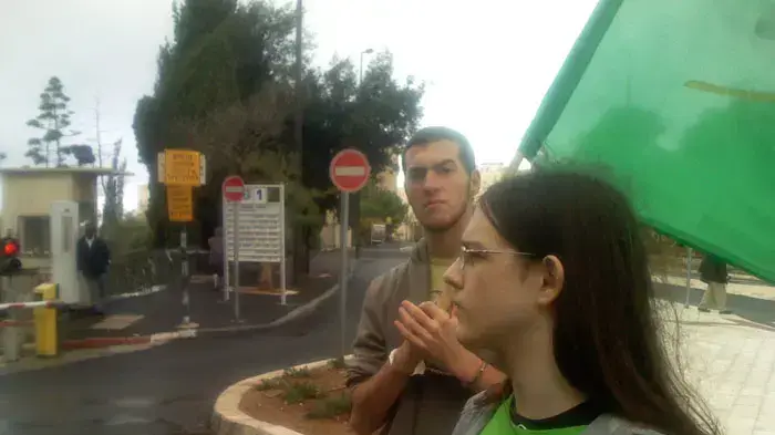 הפגנה לציון היום הבינלאומי לביטול העבדות מול משרד האוצר 