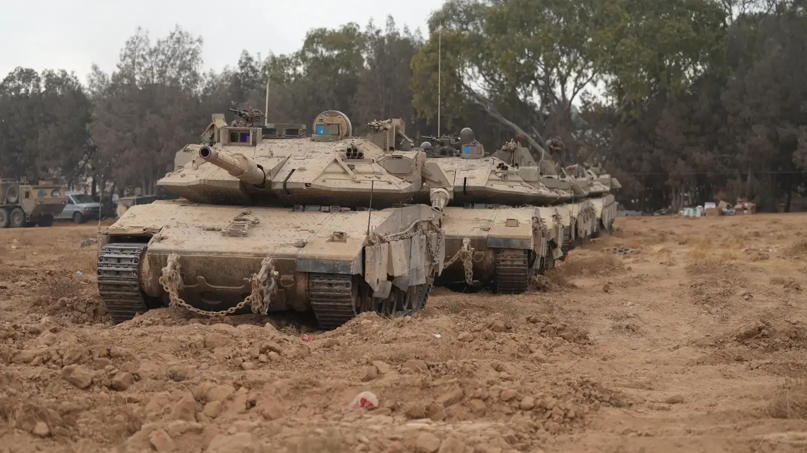 היערכות כוחות חטיבה 7 לקראת הכניסה לרצועת עזה, יולי 2025 היערכות כוחות חטיבה 7 לקראת הכניסה לרצועת עזה, יולי 2025