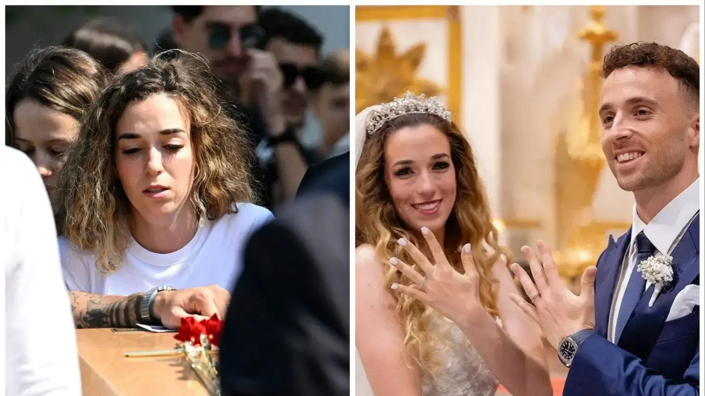 דיוגו ז'וטה ואשתו