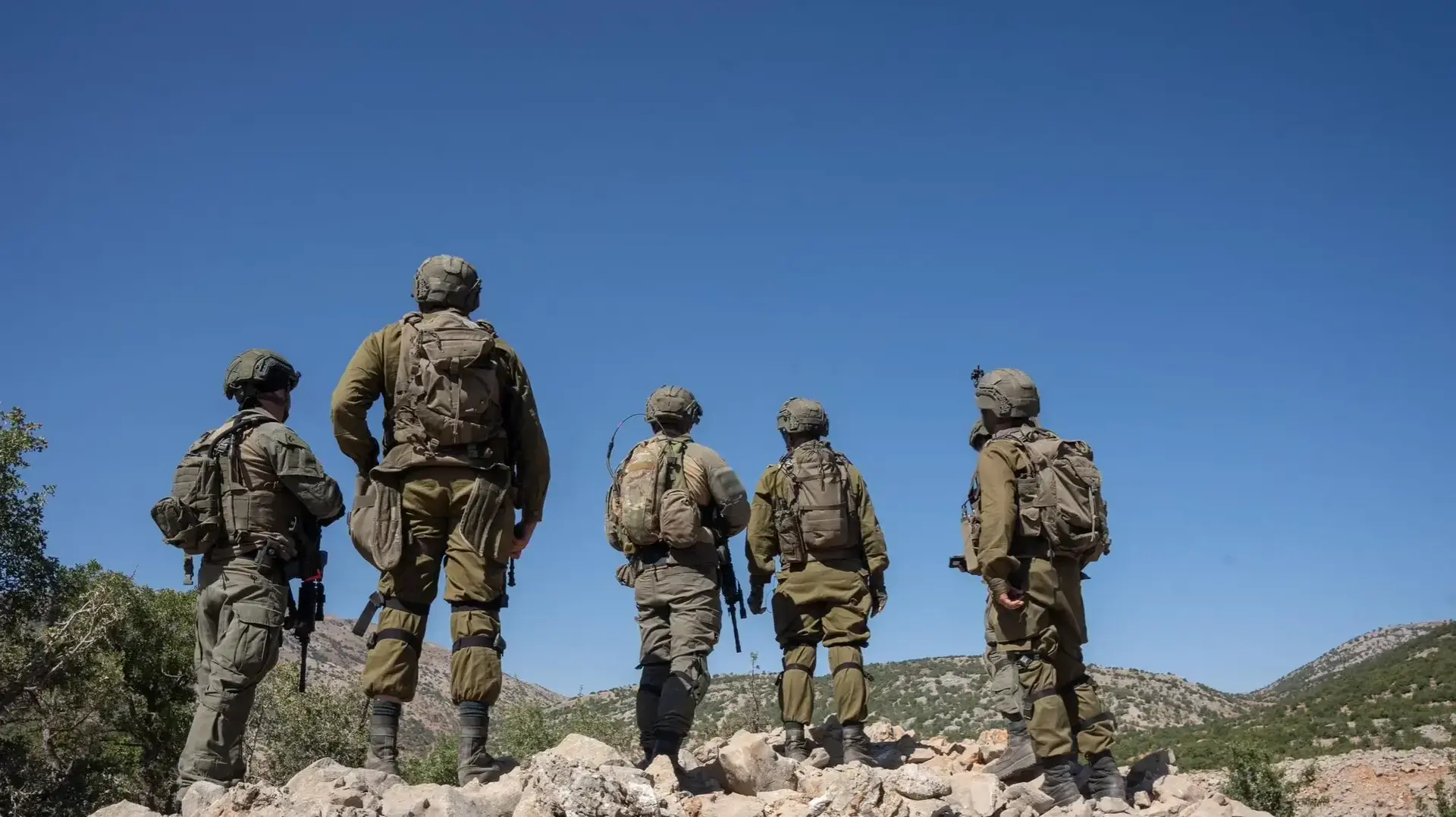 כוחות צה"ל במרחב מורדות כתר החרמון, גבול סוריה-לבנון