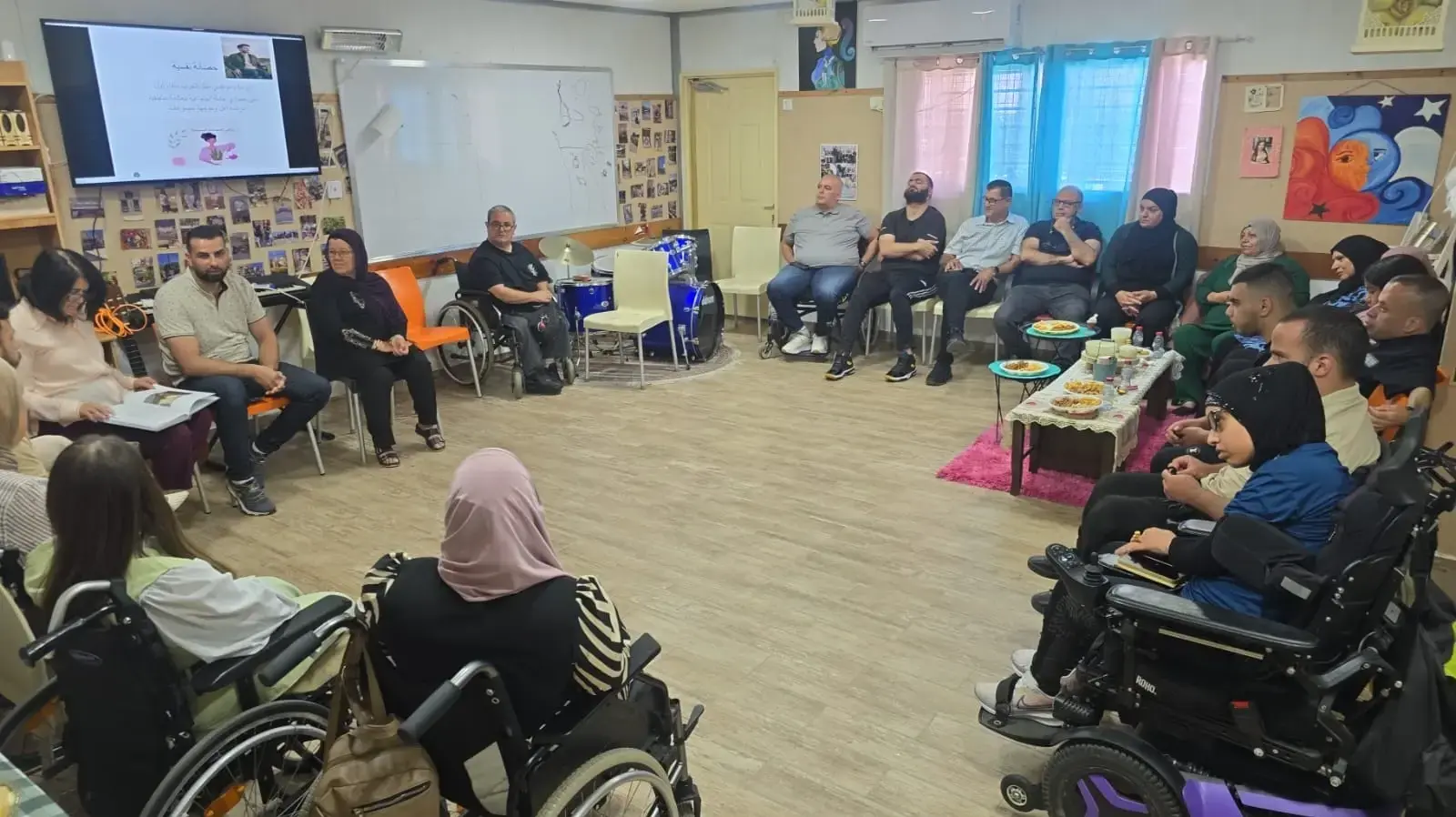 מפגש חוסן נפשי לאנשים עם מוגבלות בעיר טמרה. שיתוף פעולה עם קן מסירה ועמותת שהד מפגש חוסן נפשי לאנשים עם מוגבלות בעיר טמרה. שיתוף פעולה עם קן מסירה ועמותת שהד