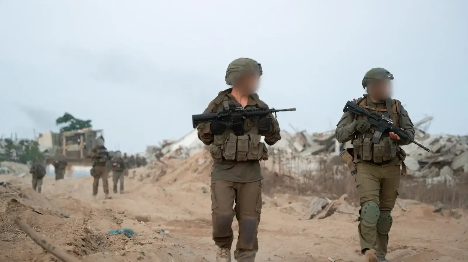 תיעוד מפעילות כוחות צה״ל במרחב בית חאנון, רצועת עזה, יולי 2025