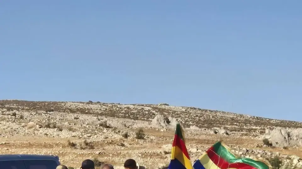 עשרות דרוזים חצו את הגבול לסוריה באזור מג'דל שמס, דרום סוריה, 15 ביולי 2025