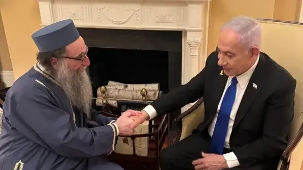 הרב פינטו עם ראש הממשלה בנימין נתניהו