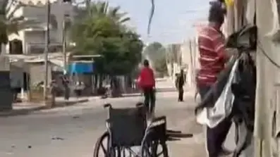 לפי דיווחים כוחות צה"ל בפעולה קרקעית בעיר דיר אל-בלח, רצועת עזה, 21 ביולי 2025
