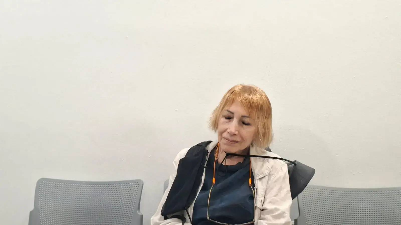 פעילת מחאה החשודה בתכנון התנקשות בראש הממשלה בנימין נתניהו, דיון הארכת מעצר, 24 ביולי 2025 פעילת מחאה החשודה בתכנון התנקשות בראש הממשלה בנימין נתניהו, דיון הארכת מעצר, 24 ביולי 2025