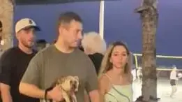 אבנר נתניהו ועמית ירדני בטיילת בת"א אבנר נתניהו ועמית ירדני בטיילת בת"א