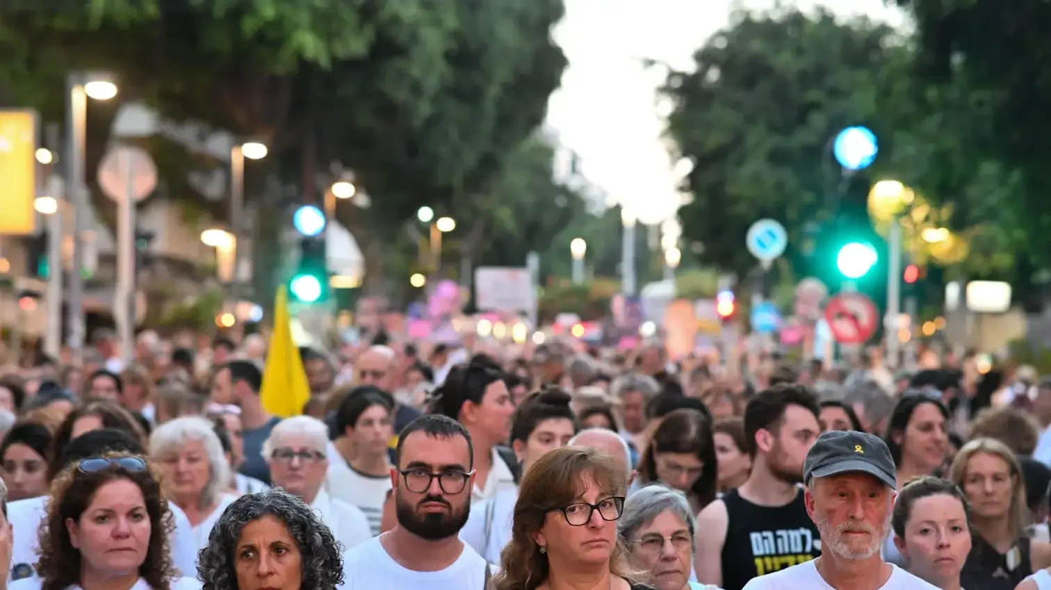 צעדת משמרת 101 ומשפחות חטופים מכיכר דיזינגוף לקריה, 5 באוגוסט 2025 צעדת משמרת 101 ומשפחות חטופים מכיכר דיזינגוף לקריה, 5 באוגוסט 2025