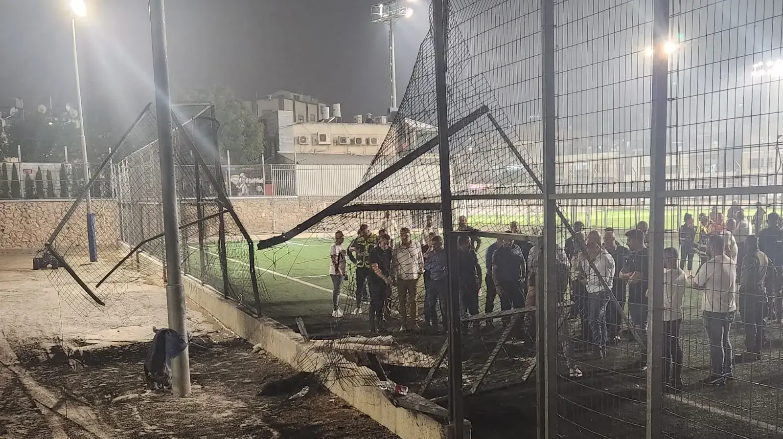 זירת האסון במג'דל שמס, 27 ביולי 2024 זירת האסון במג'דל שמס, 27 ביולי 2024