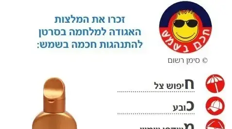 הסכנות מהחשיפה לשמש בחום הסכנות מהחשיפה לשמש בחום