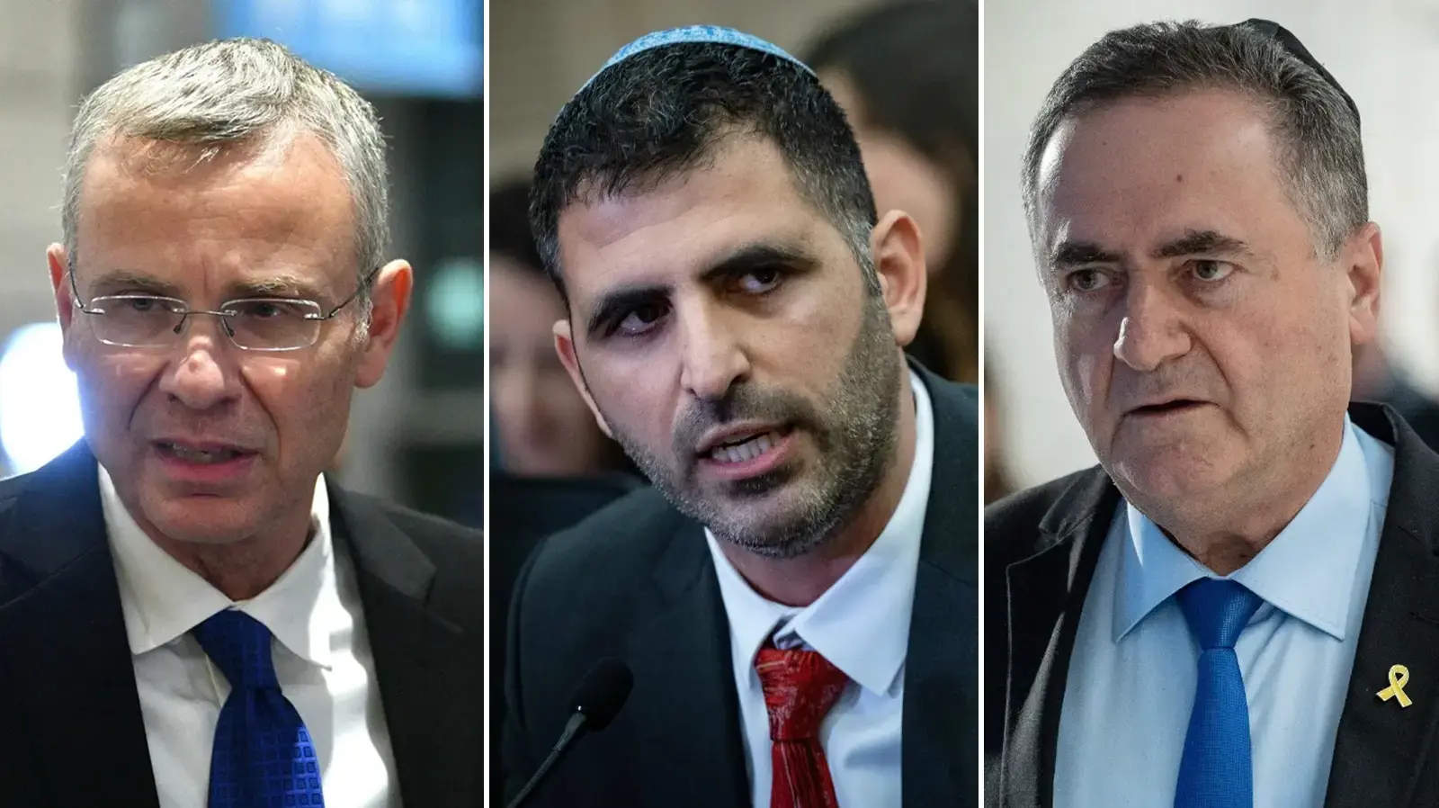 ישראל כץ, שלמה קרעי, יריב לוין ישראל כץ, שלמה קרעי, יריב לוין