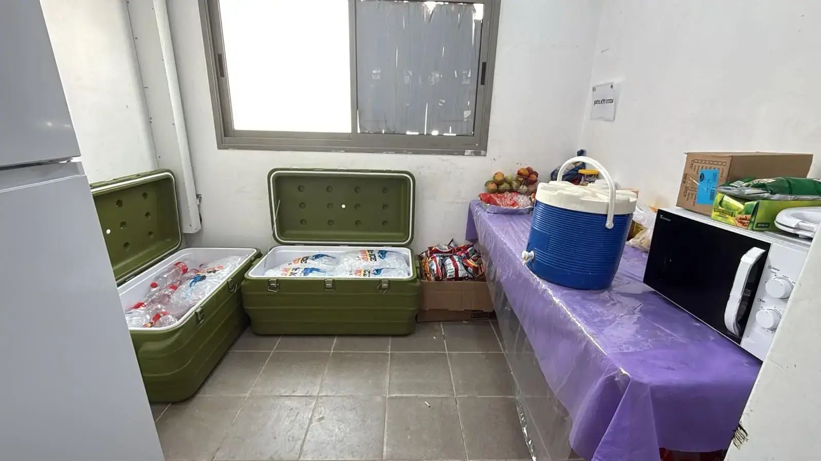 פינת התרעננות בבסיס סיירים, 15 באוגוסט 2025 פינת התרעננות בבסיס סיירים, 15 באוגוסט 2025