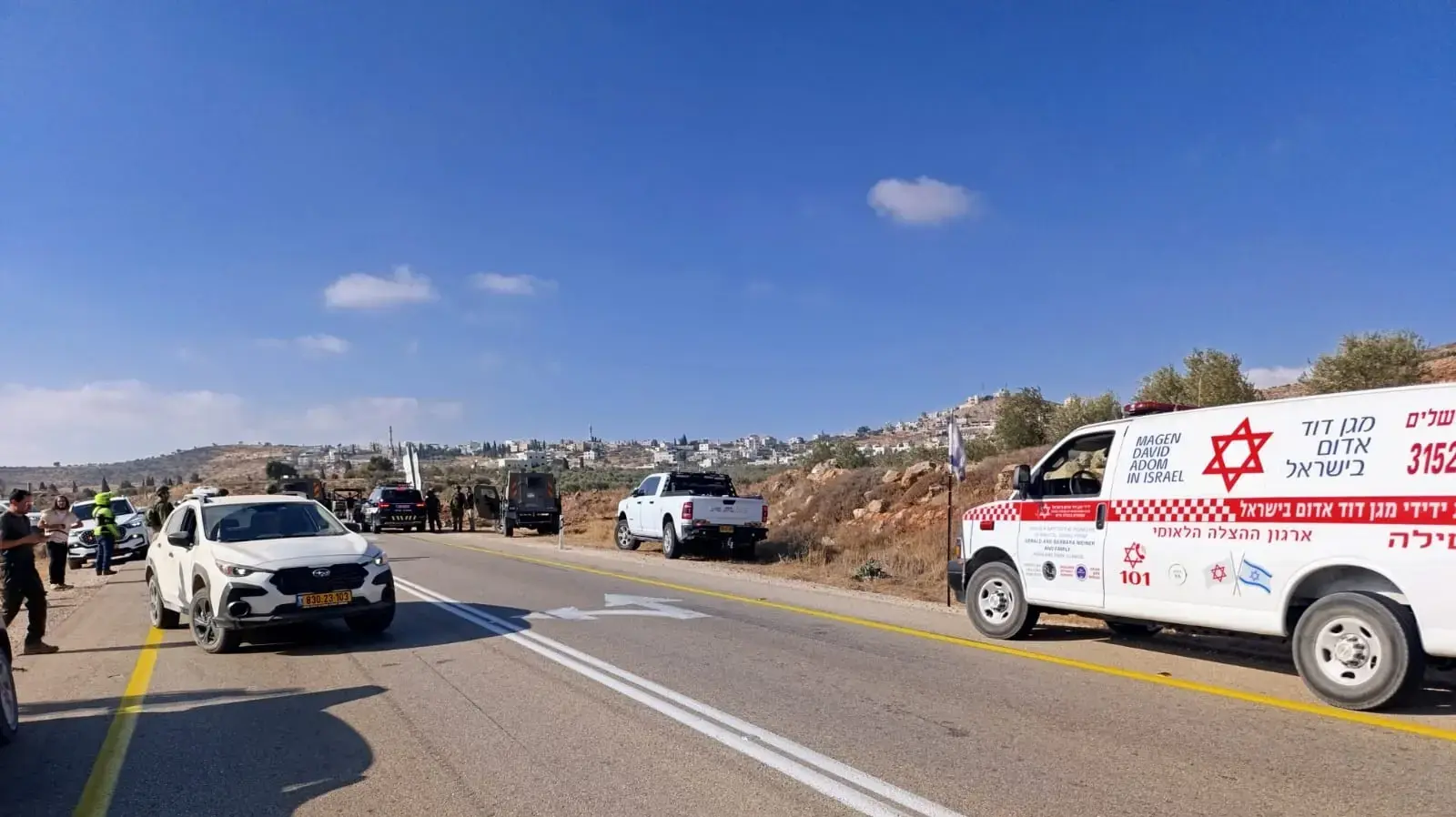 דיווח על פיגוע סמוך ליישוב מלאכי השלום שבחטיבת בנימין. 21 באוגוסט 2025 דיווח על פיגוע סמוך ליישוב מלאכי השלום שבחטיבת בנימין. 21 באוגוסט 2025