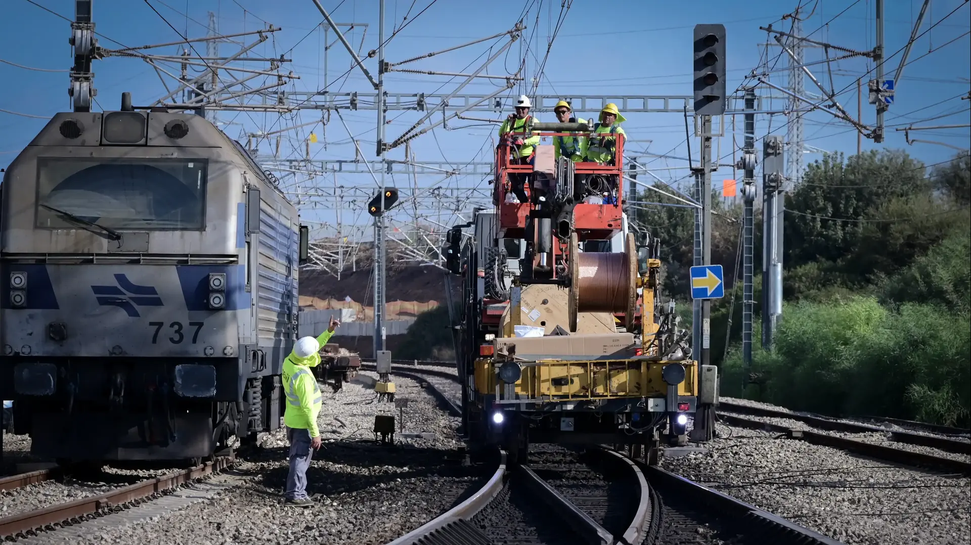 עבודות במסילות רכבת ישראל, 21 באוגוסט 2025