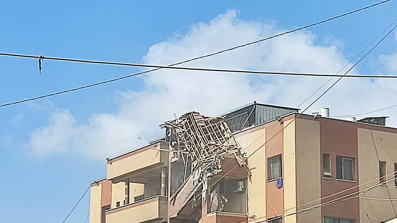תקיפות של חיל האוויר לעבר בבית חולים "נאסר", שבח׳אן-יונס שבדרום הרצועה, 25 באוגוסט 2025