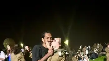 סטפן קרישן, בן 22, שוהה בלתי חוקי המיועד לגירוש. ובת זוגו אריאלה סטפן קרישן, בן 22, שוהה בלתי חוקי המיועד לגירוש. ובת זוגו אריאלה