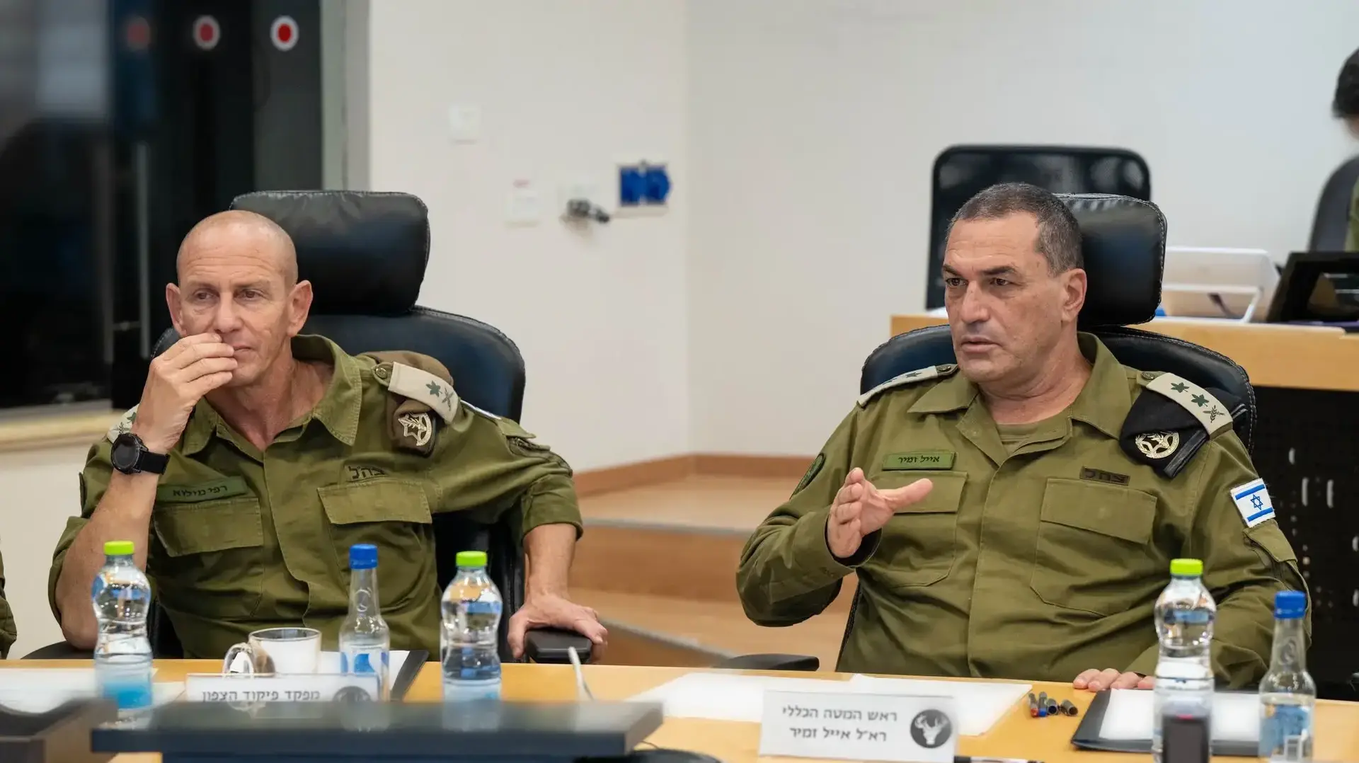 הרמטכ"ל אייל זמיר בהערכת מצב בפיקוד הצפון, 31 באוגוסט 2025