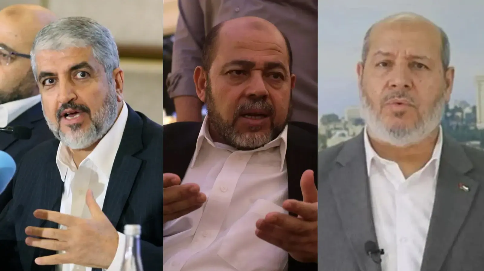 ח'אלד משעל 
ח'ליל אל ח'יה 
מוסא אבו מרזוק