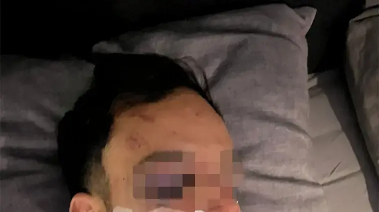 גבר שהותקף בכביש גבר שהותקף בכביש