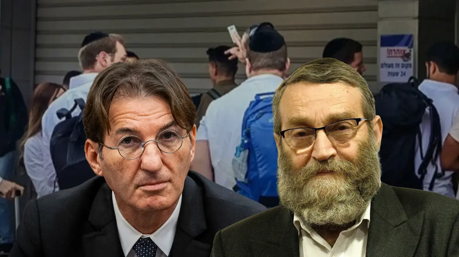 גפני וביסמוט על רקע חרדים מתגייסים