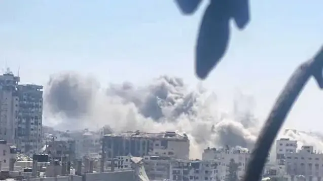 תקיפת בניין א-סוסי בעזה תקיפת בניין א-סוסי בעזה