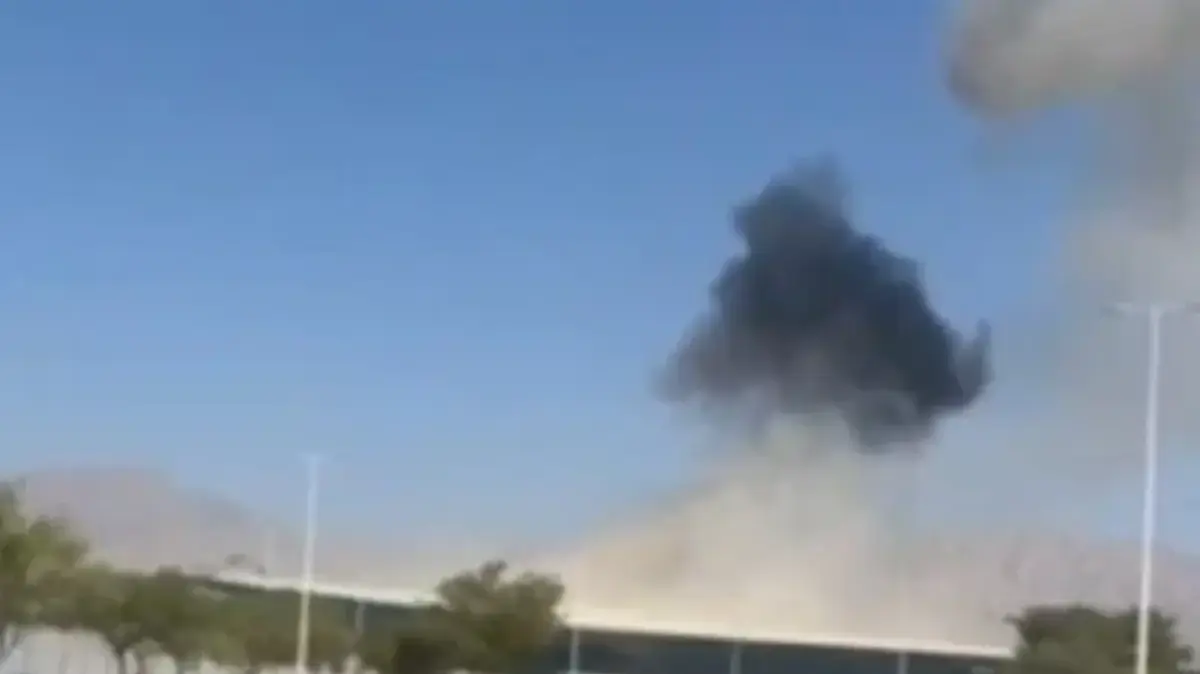 נפילת כטב"ם בסמוך לשדה התעופה רמון נפילת כטב"ם בסמוך לשדה התעופה רמון