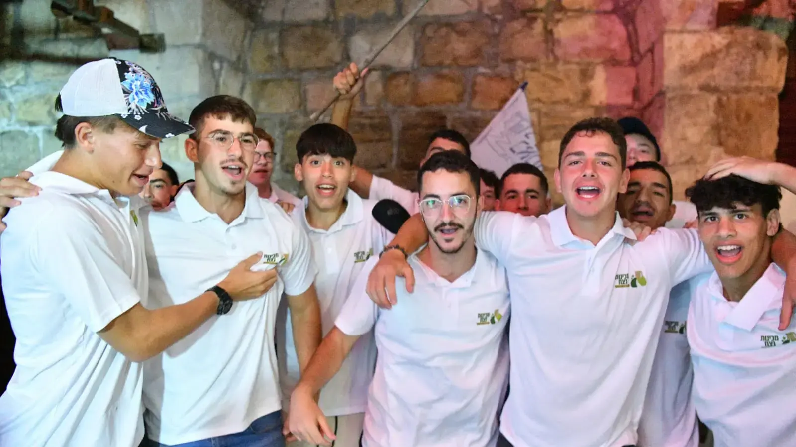 חניכי "מכינות נצח", רשת המכינות הקדם צבאיות לצעירים חרדים מבית עמותת נצח יהודה,מנהרות הכותל,  11 בספטמבר 2025
