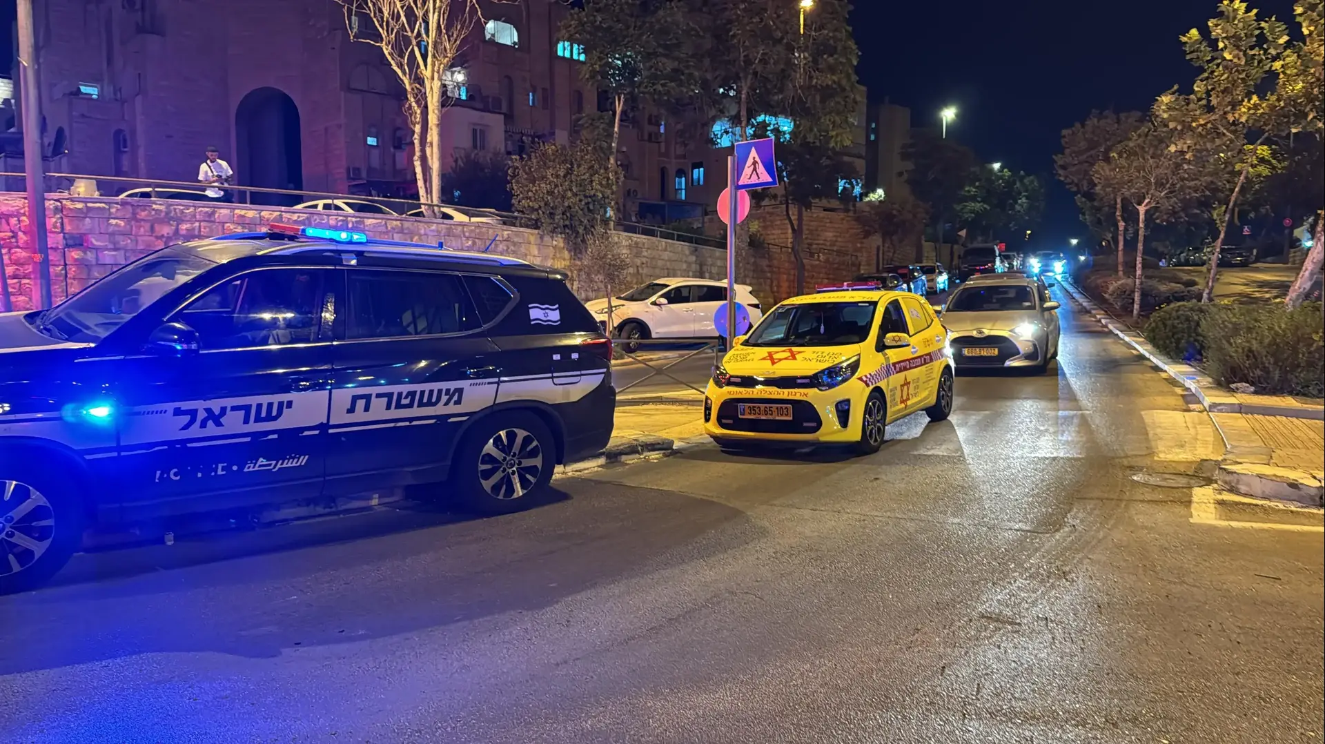זירת אירוע הירי של גבר בגרושתו ובעצמו בגילה, ירושלים 11.09.25 זירת אירוע הירי של גבר בגרושתו ובעצמו בגילה, ירושלים 11.09.25