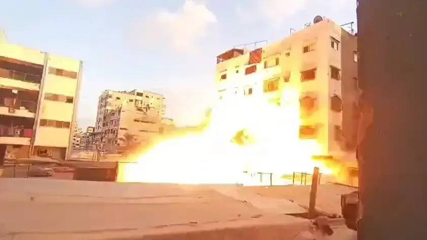 תקיפות צה"ל במפקדות חמאס בעיר עזה, רצועת עזה, 16 בספטמבר 2025