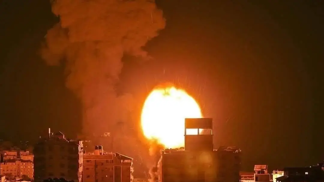 תקיפות צה"ל במפקדות חמאס בעיר עזה, רצועת עזה, 16 בספטמבר 2025