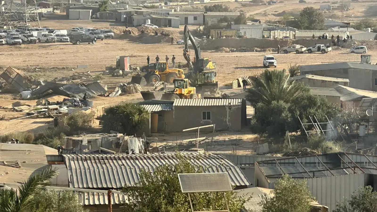 הריסת מבנים לא חוקיים בפזורה סמוכה לשגב שלום, 17 בספטמבר 2025
