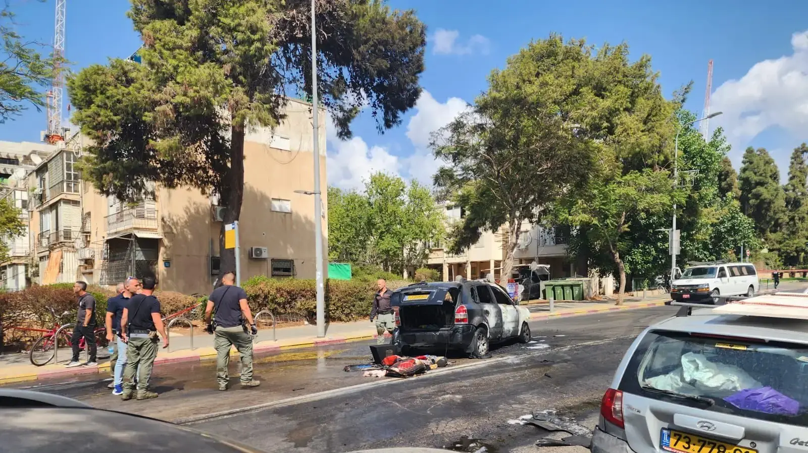 פיצוץ רכב ברחוב לה גארדיה תל אביב. 25 בספטמבר 2025 פיצוץ רכב ברחוב לה גארדיה תל אביב. 25 בספטמבר 2025