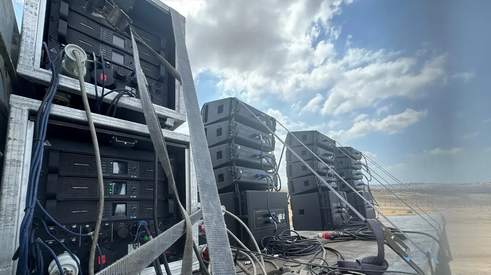נאומו של רה"מ בנימין נתניהו באו"ם מושמע ברמקולים לתושבי עזה, 26 בספטמבר 2025 נאומו של רה"מ בנימין נתניהו באו"ם מושמע ברמקולים לתושבי עזה, 26 בספטמבר 2025