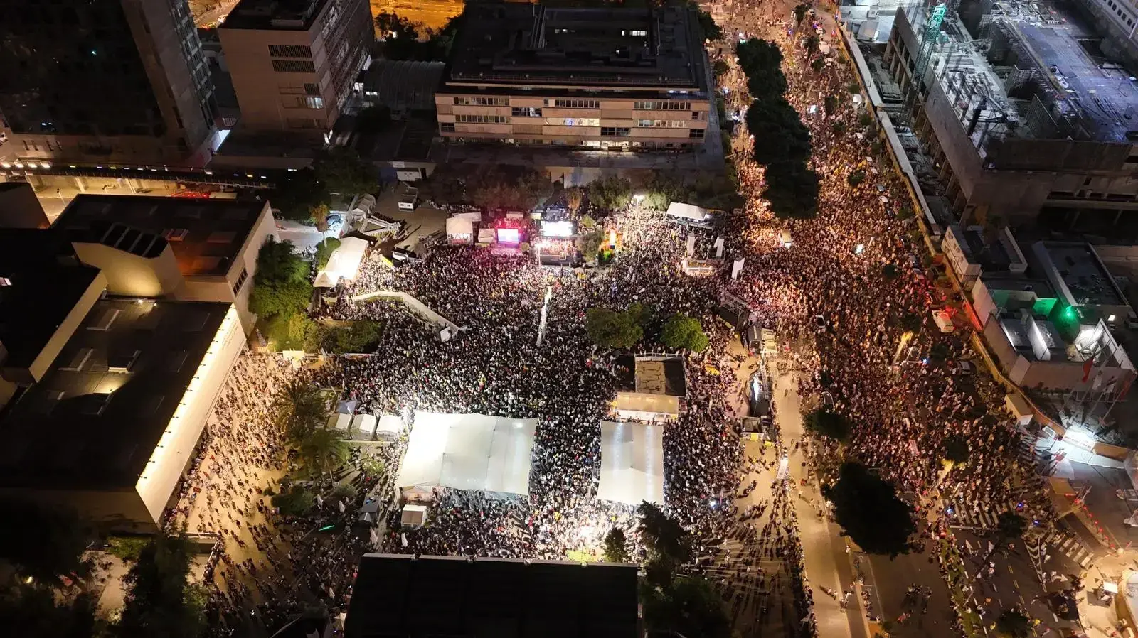 הפגנה למען שחרור החטופים, כיכר החטופים, 4 באוקטובר 2025