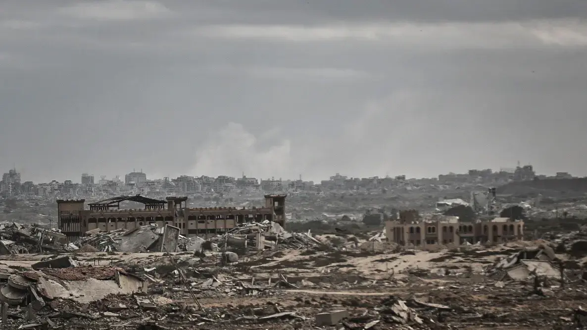 הריסות בעיר עזה, 9 באוקטובר 2025
