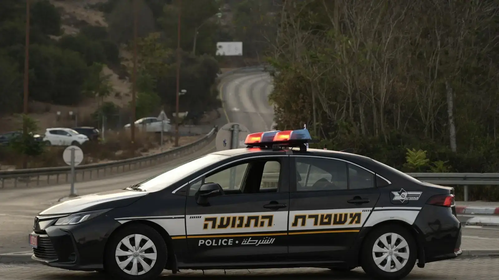 היערכות המשטרה לקראת הגעתו של נשיא ארה"ב דונלד טראמפ